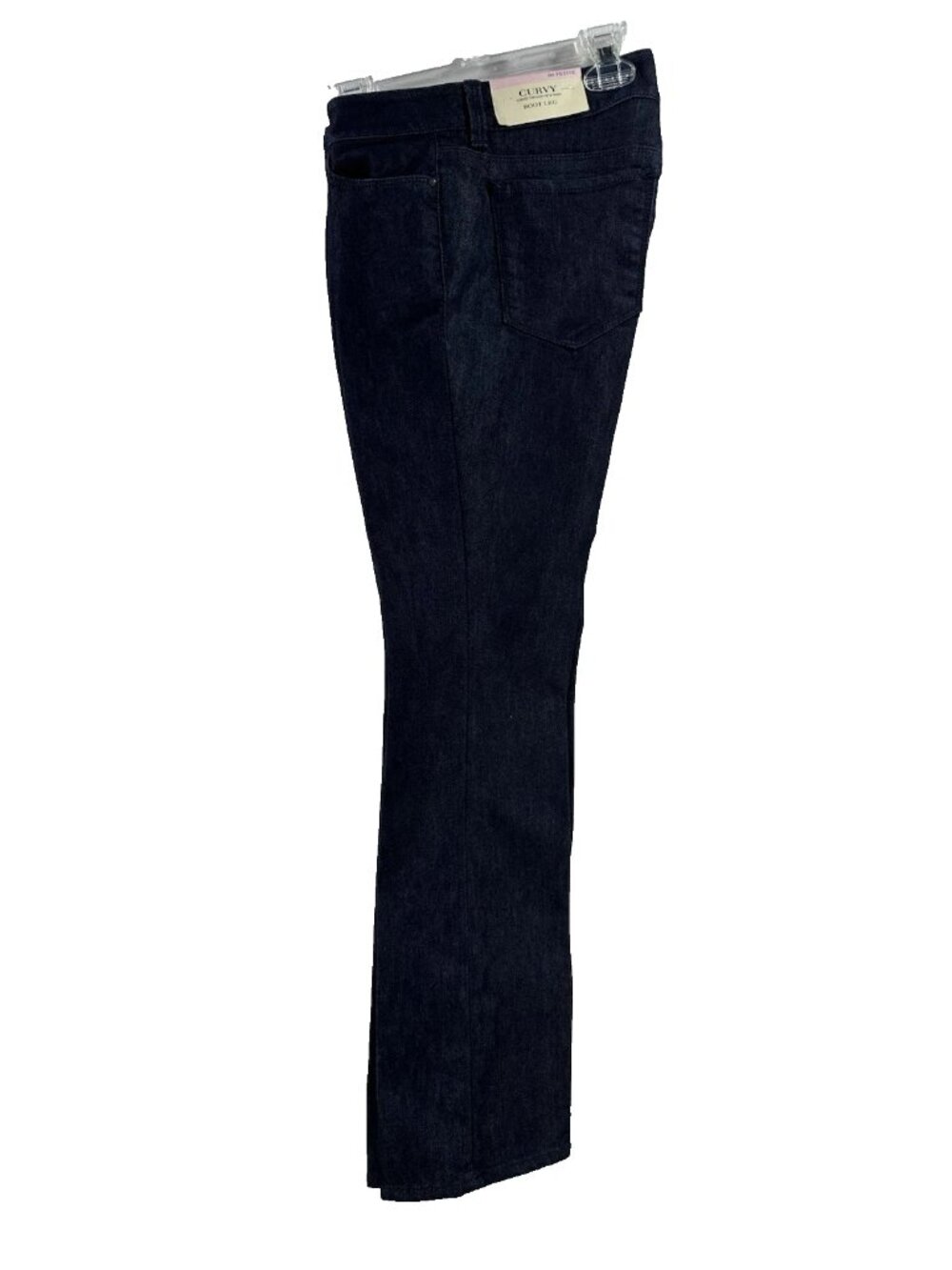 Ann Taylor Jeans Pants Black Boot Leg Skinny Curvy in Hip Thigh Petite Size 00P
